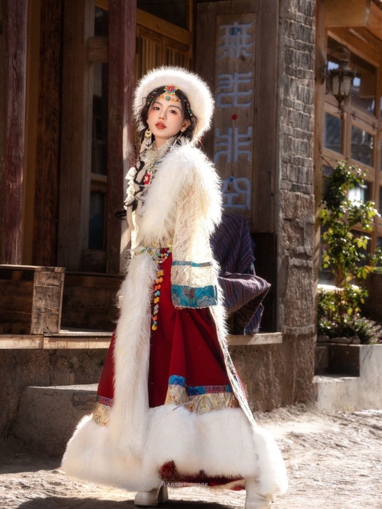 Tibetan Ethnic Women's New Sty – Ethnic Fashion Photography Bewertung und Preis