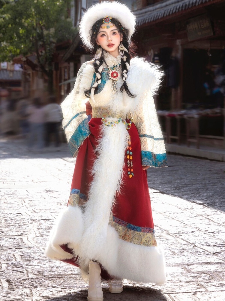 Tibetan Ethnic Women's New Sty – Ethnic Fashion Photography Bewertung und Preis