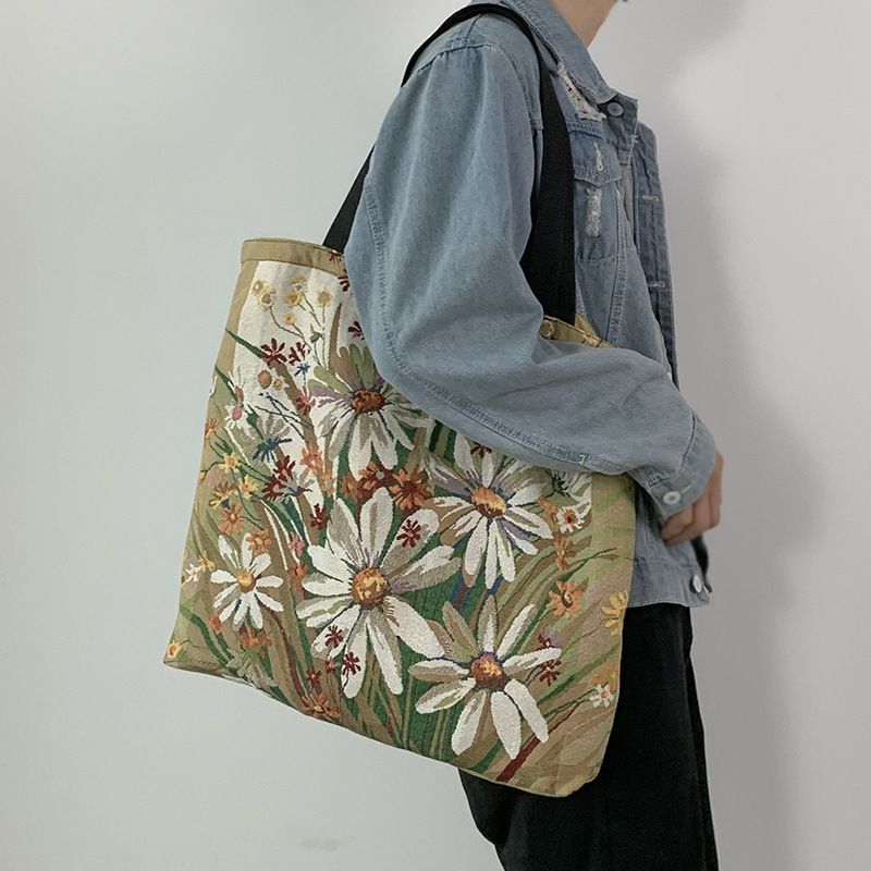 Boho Embroidered Canvas Tote B – Ethnic Fashion Book Bewertung und Preis