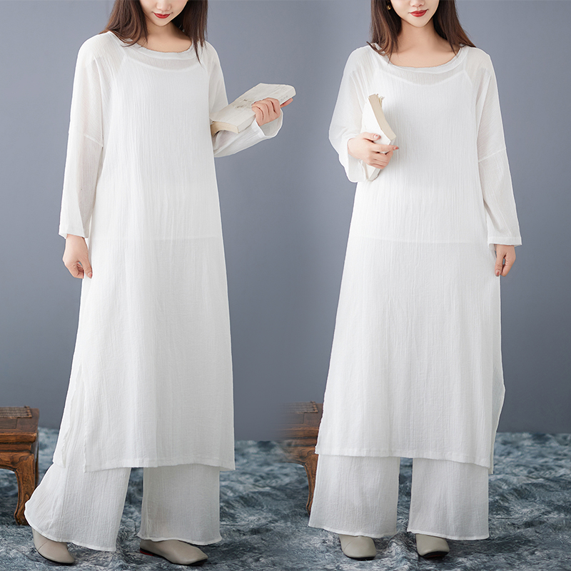 Loose Cotton Linen Dress Women – Ethnic Fashion Dress Bewertung und Preis
