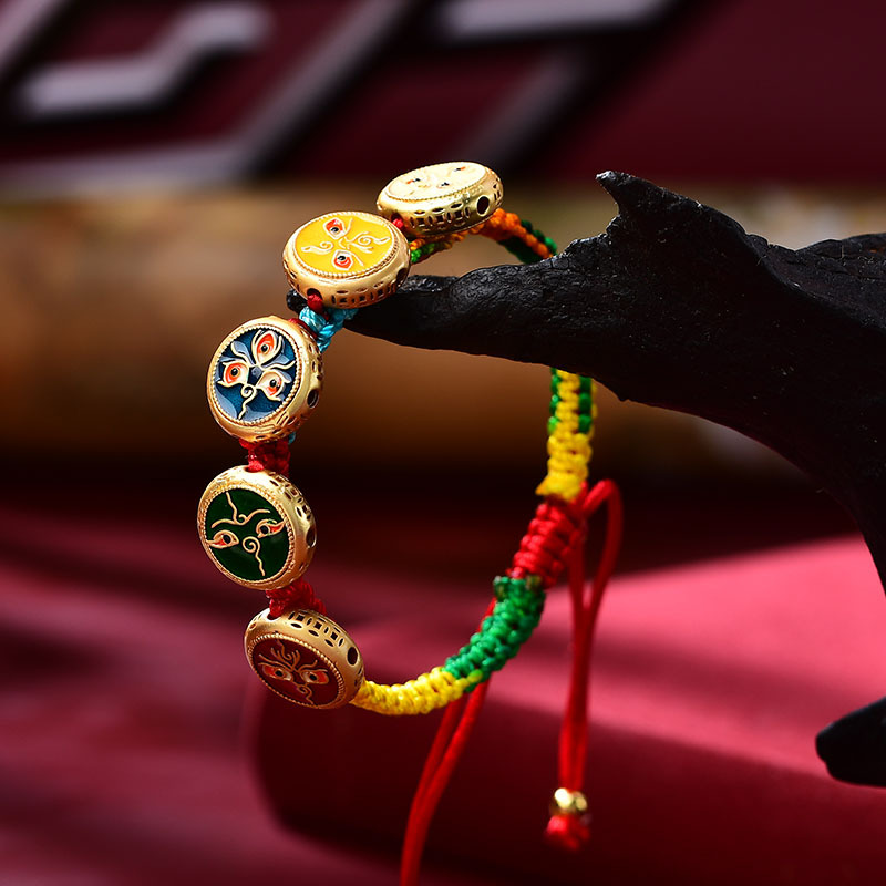 Tibetan Bracelet Hand Woven Ro – Ethnic Fashion Way Bewertung und Preis