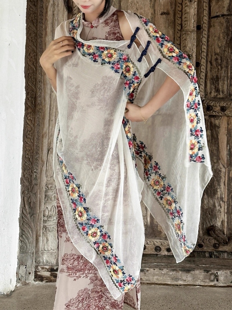 2025 Summer New Flower Embroid – Ethnic Fashion Photography Bewertung und Preis