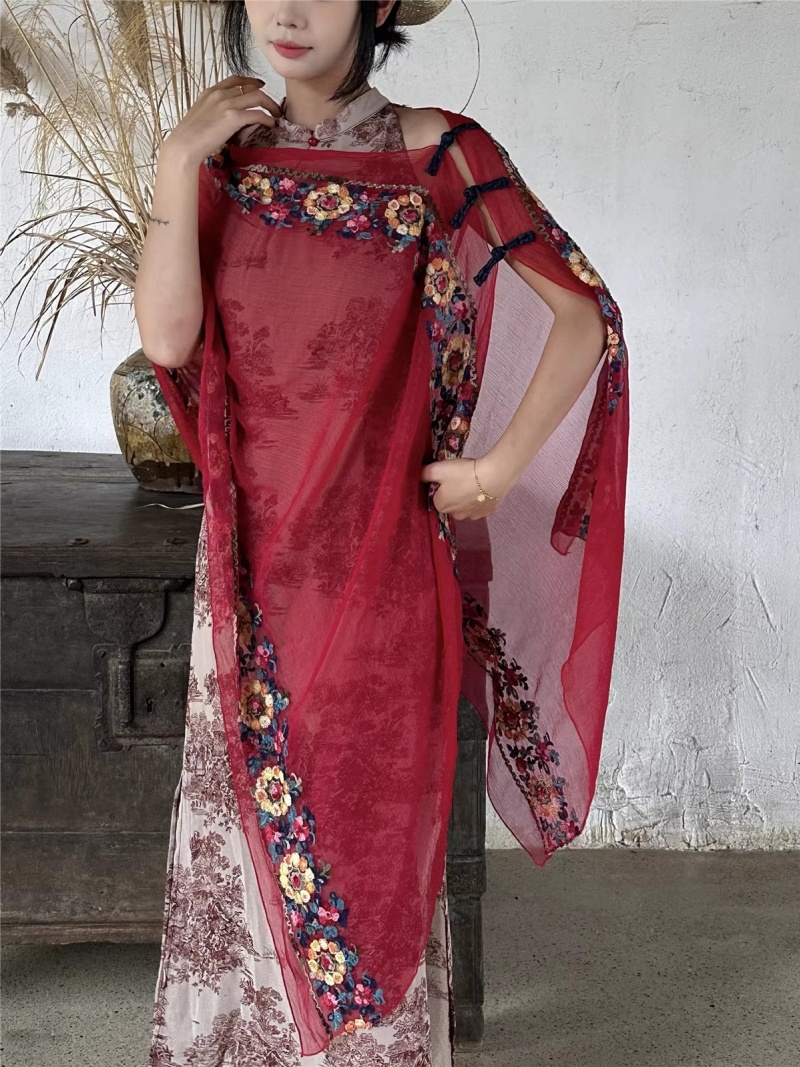 2025 Summer New Flower Embroid – Ethnic Fashion Photography Bewertung und Preis