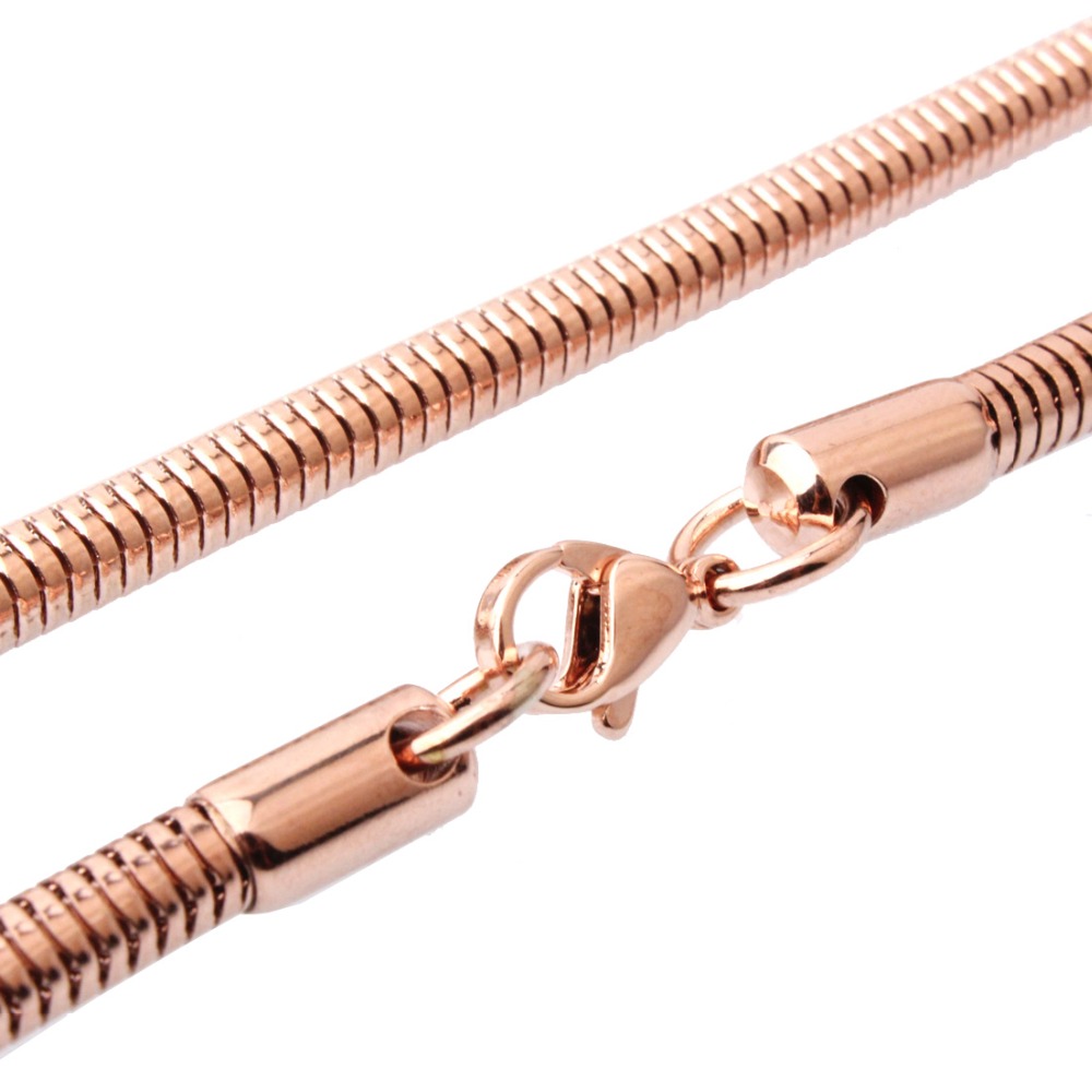 4.2mm 60cm Rose Gold-Color Sta – Ethnic Chic Fashion Bewertung und Preis