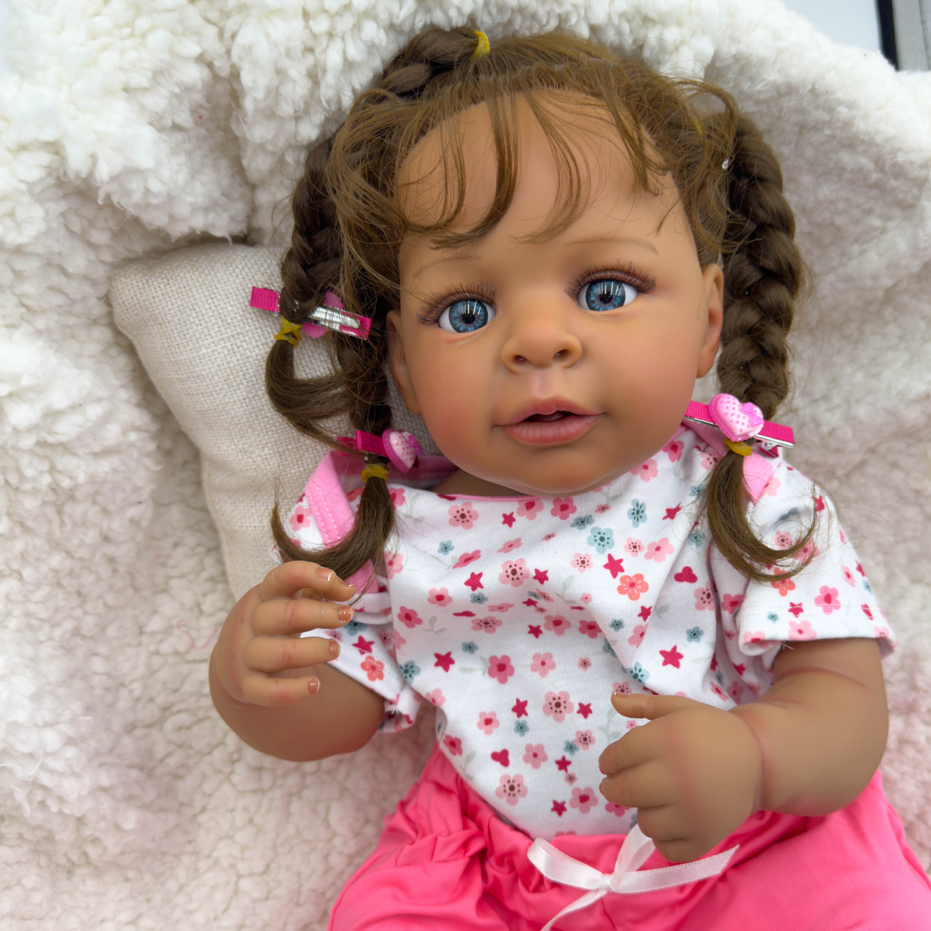 Dark Skin Jaylan Bebe Doll Reb – Ethnic Fashion Girls Bewertung und Preis
