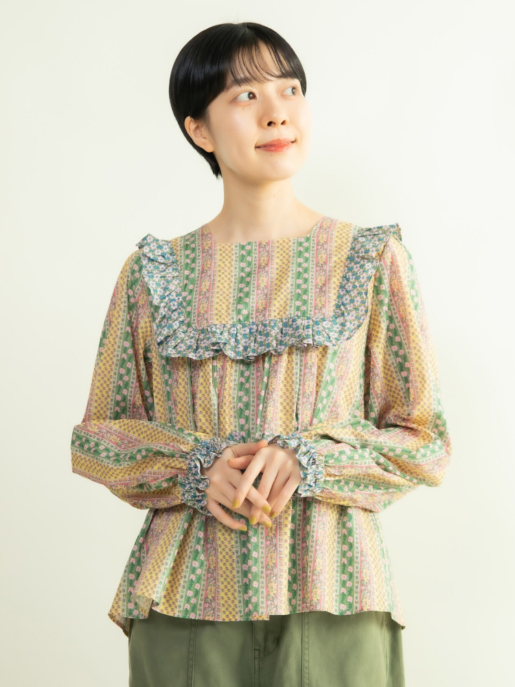 Sweet Floral Print Shirt with  – Ethnic Fashion Brand Bewertung und Preis