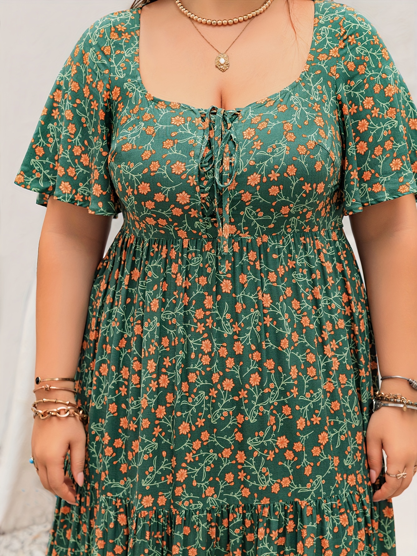 Plus Size Bohemian Long Dress  – Ethnic Fashion Dress Bewertung und Preis