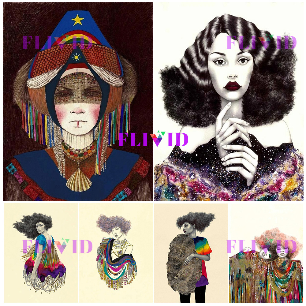 Vintage Fusion Ethnic Lady Por – Ethnic Fusion Fashion Bewertung und Preis