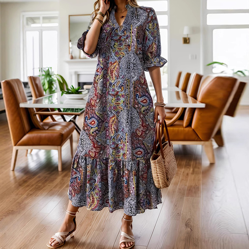 Summer Maxi Dresses For Women  – Ethnic Fashion Dress Bewertung und Preis