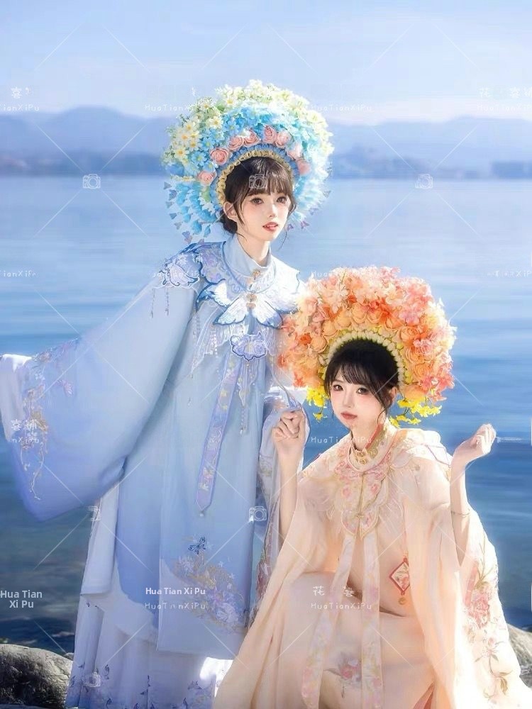 Xunpu Girl's Ming Dynasty Hanf – Ethnic Fashion Photography Bewertung und Preis