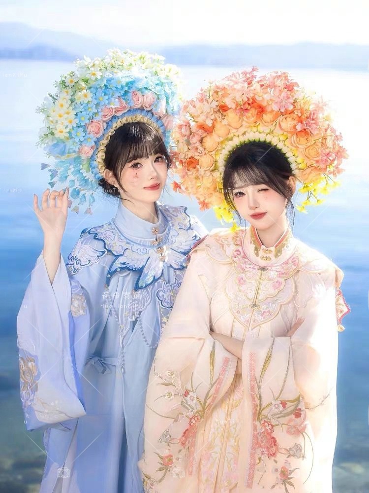 Xunpu Girl's Ming Dynasty Hanf – Ethnic Fashion Photography Bewertung und Preis