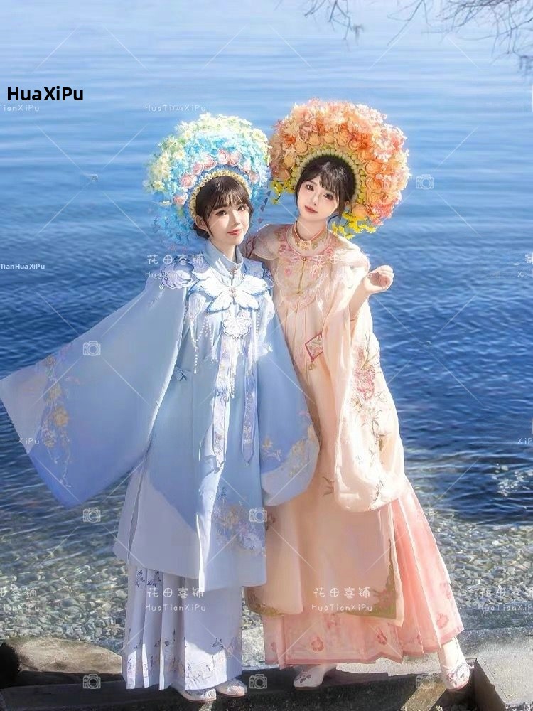 Xunpu Girl's Ming Dynasty Hanf – Ethnic Fashion Photography Bewertung und Preis