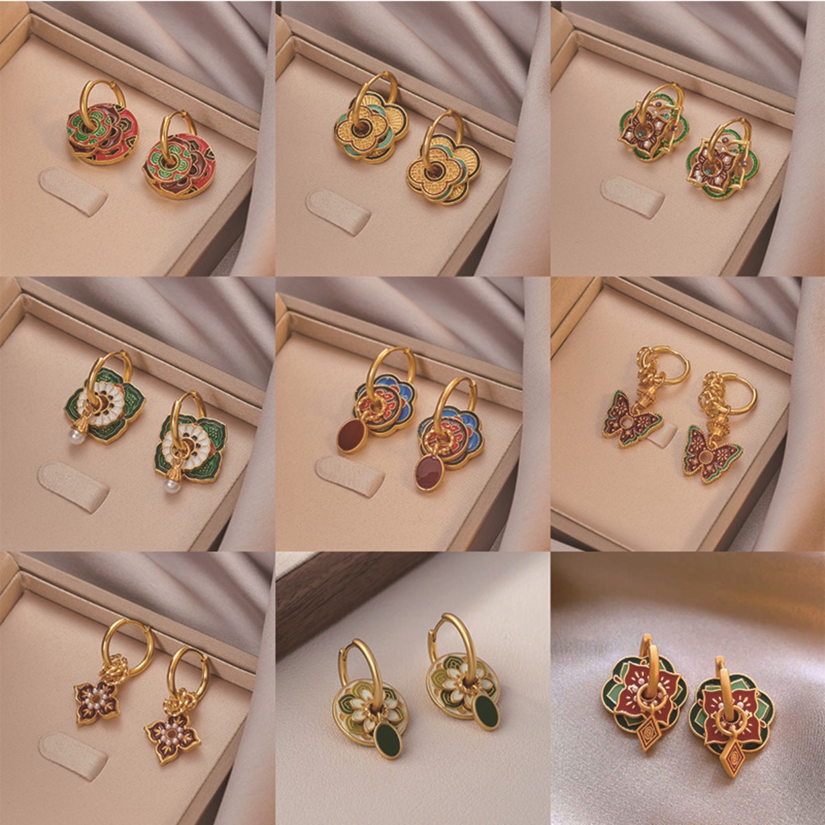 Ethnic Chinese Colorful Enamel – Ethnic Fashion Way Bewertung und Preis