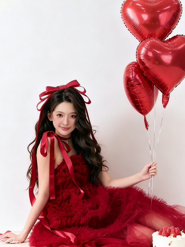 Red Tulle Skirt Artistic Birth – Ethnic Fashion Photography Bewertung und Preis