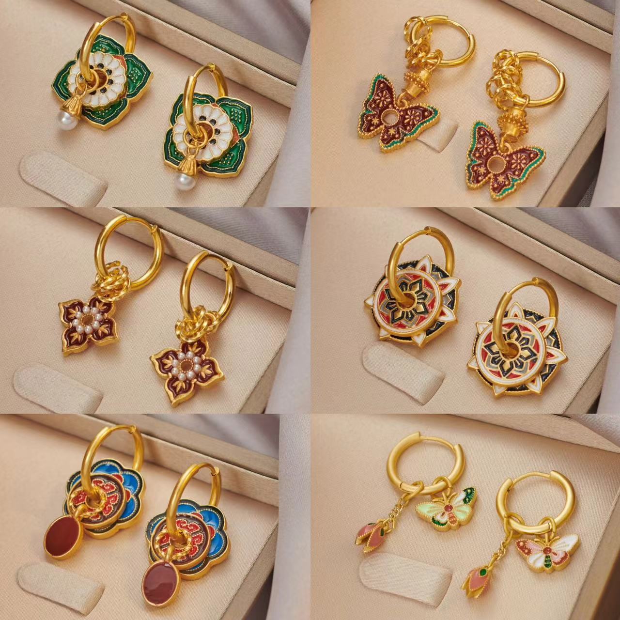 Vintage Chinese Colorful Ename – Ethnic Fashion Way Bewertung und Preis