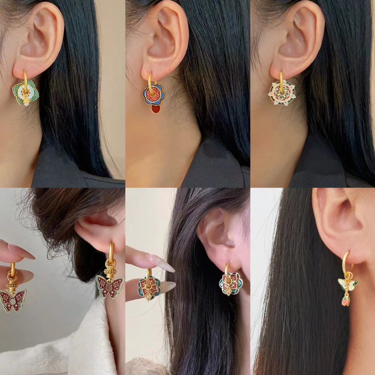 Vintage Chinese Colorful Ename – Ethnic Fashion Way Bewertung und Preis