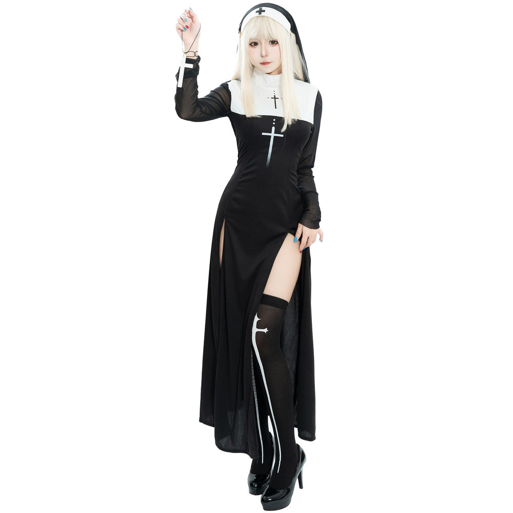 Maria Nun Costume Dress Stage  – Ethnic Fashion Dress Bewertung und Preis