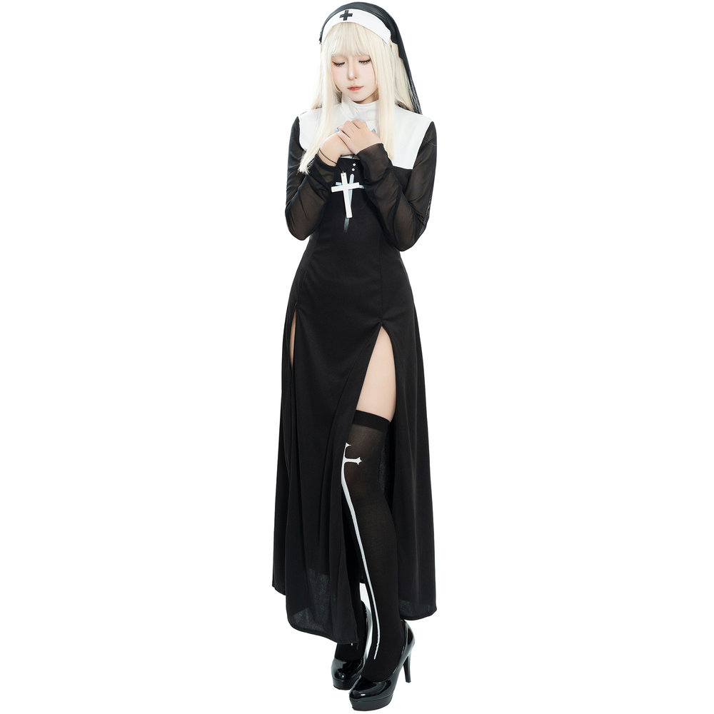 Maria Nun Costume Dress Stage  – Ethnic Fashion Dress Bewertung und Preis