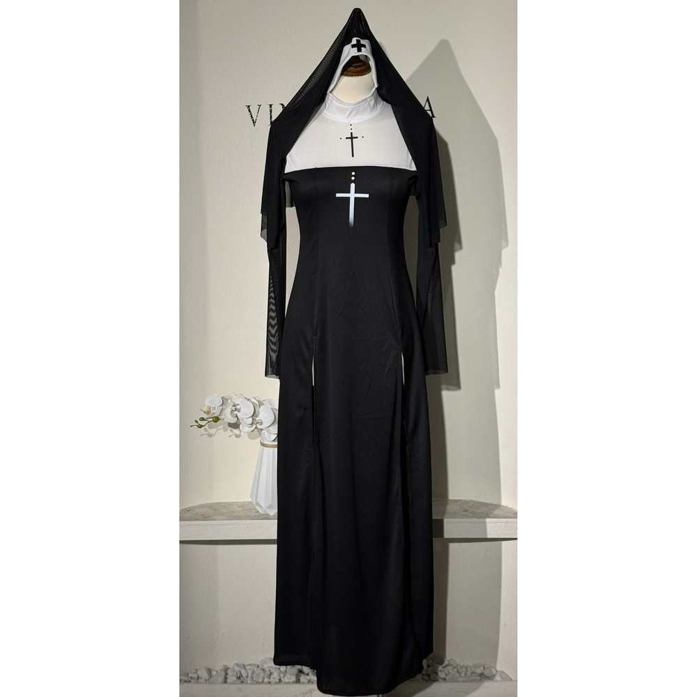 Maria Nun Costume Dress Stage  – Ethnic Fashion Dress Bewertung und Preis