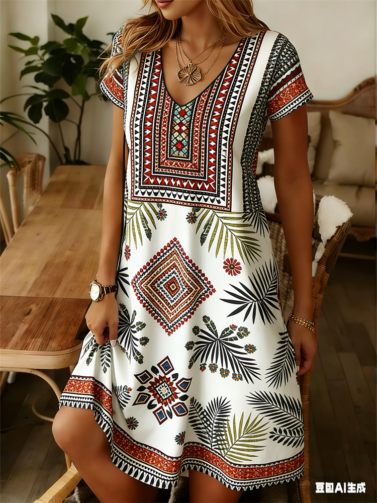 Ethnic Style Women Dress Summe – Ethnic Fashion Dress Bewertung und Preis