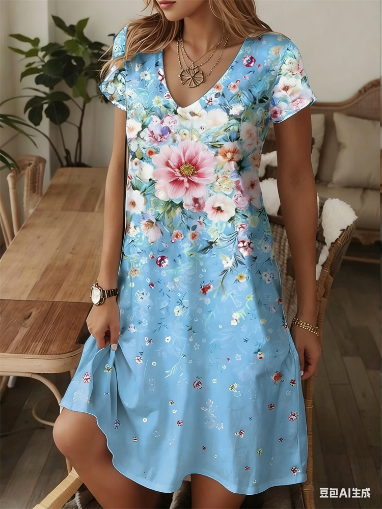 Ethnic Style Women Dress Summe – Ethnic Fashion Dress Bewertung und Preis